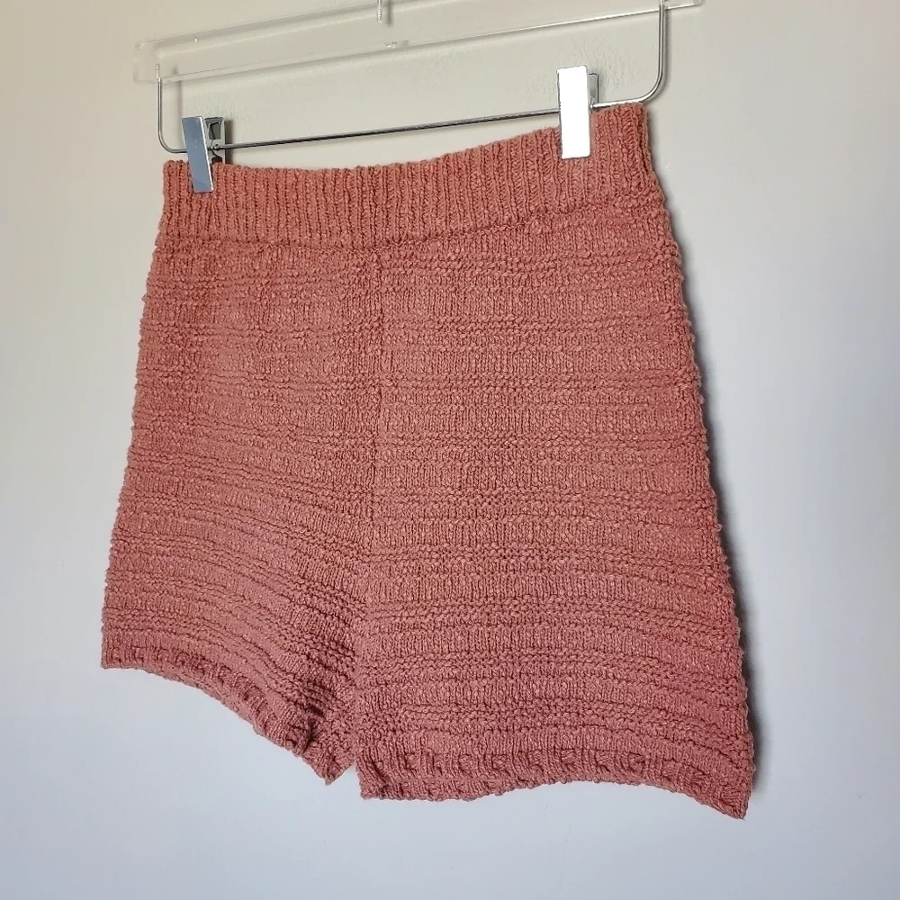 Free People Beach Malibu Boo Shorts Burnt Brick Beachy Boho Pull-On Size XS